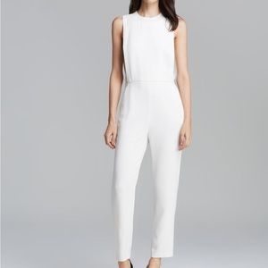 THEORY // remaline jumpsuit in admiral crepe in ivory